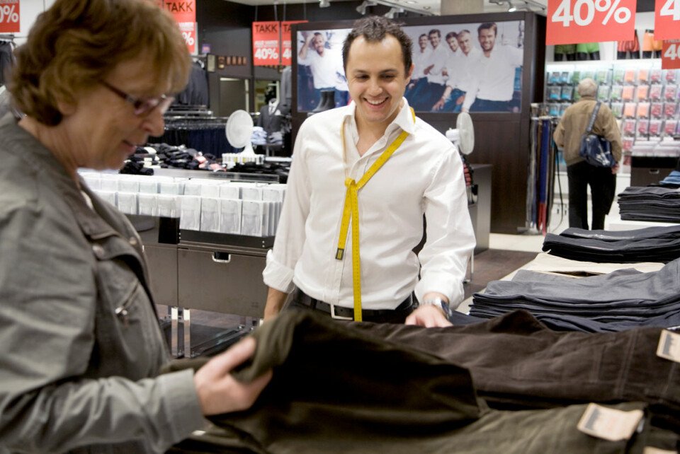 Butikkene som selger klær, sko og vesker hadde den største økningen i uke 47. (Foto fra Virke sin pressemelding)