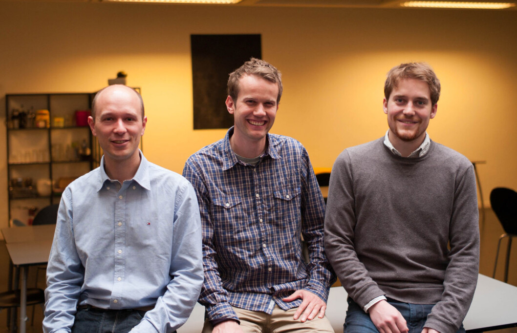 Gründere av KickBack (fra venstre): Arne Kepp, Mats Staugaard og Magnus Kolstad. (Foto: KickBack) Gründere av KickBack (fra venstre): Arne Kepp, Mats Staugaard og Magnus Kolstad. (Foto: KickBack)