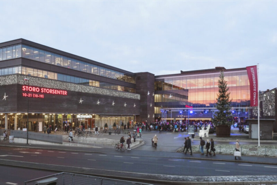 Olav Thon Gruppen eier og forvalter 8 av de 10 største kjøpesentrene i Norge målt etter butikkomsetning. Foto: Storo Storsenter