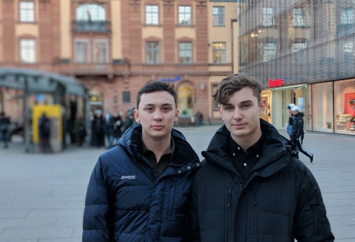 Oskar Hiort af Ornäs og David Samuelsson. Oskar Hiort af Ornäs og David Samuelsson.