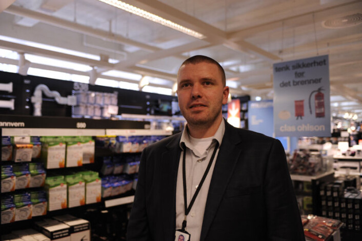 Når det gjelder å redusere svinn, er overvåkningskamera et godt verktøy, sier sikkerhetssjef Kjell-Inge Oftedal hos Clas Ohlson.