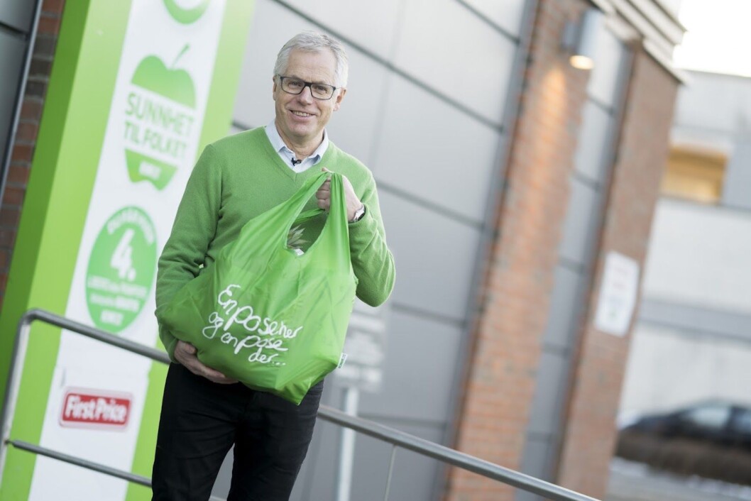 FORNØYD: Jan Paul Bjørkøy i Kiwi er fornøyd med dagligvarekjedens vekst. Foto: Kiwi FORNØYD: Jan Paul Bjørkøy i Kiwi er fornøyd med dagligvarekjedens vekst. Foto: Kiwi