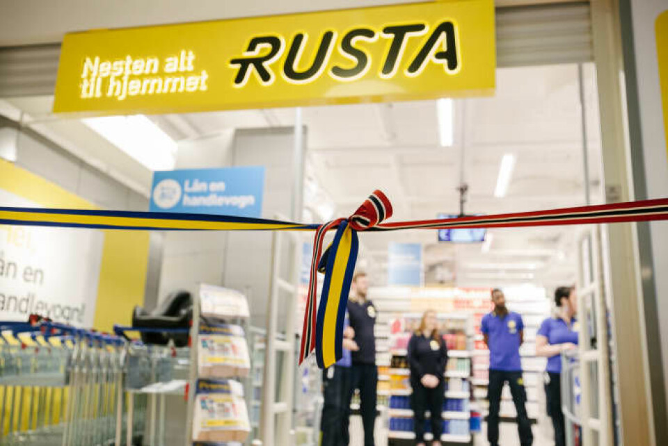 ÅPNER: Rusta åpner varehus på Stord. Foto: Johnny Vaet Nordskog