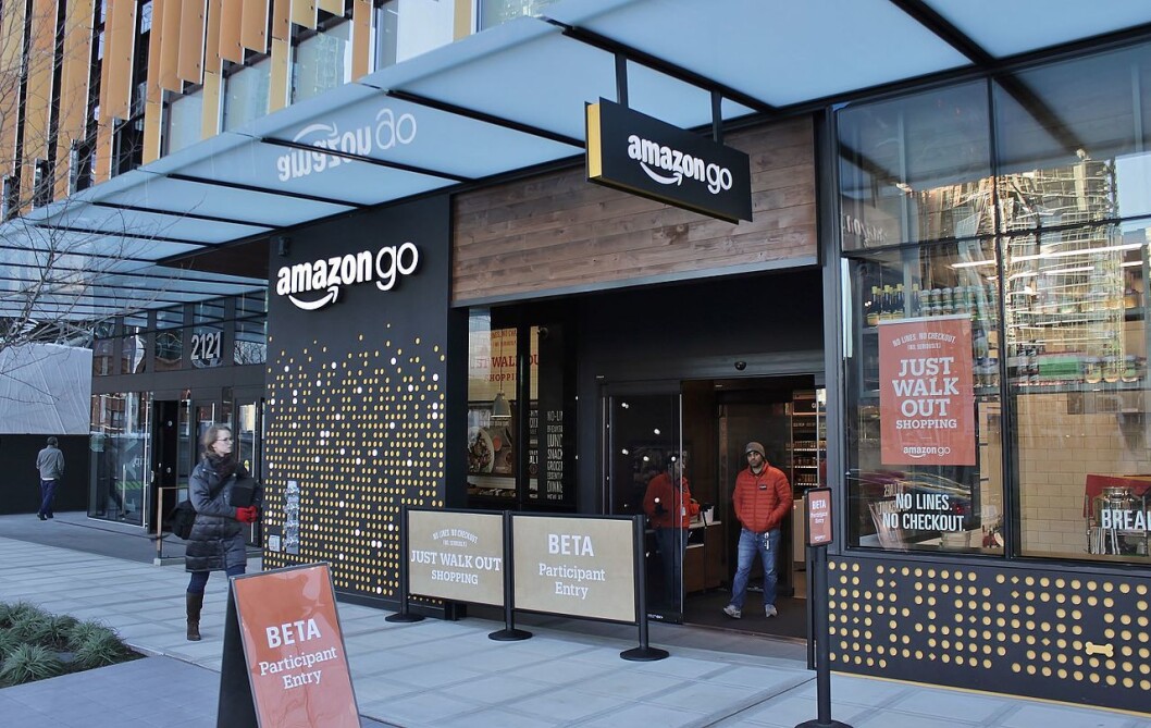 Amazon Go-butikk i Seattle. Foto: SounderBruce Amazon Go-butikk i Seattle. Foto: SounderBruce