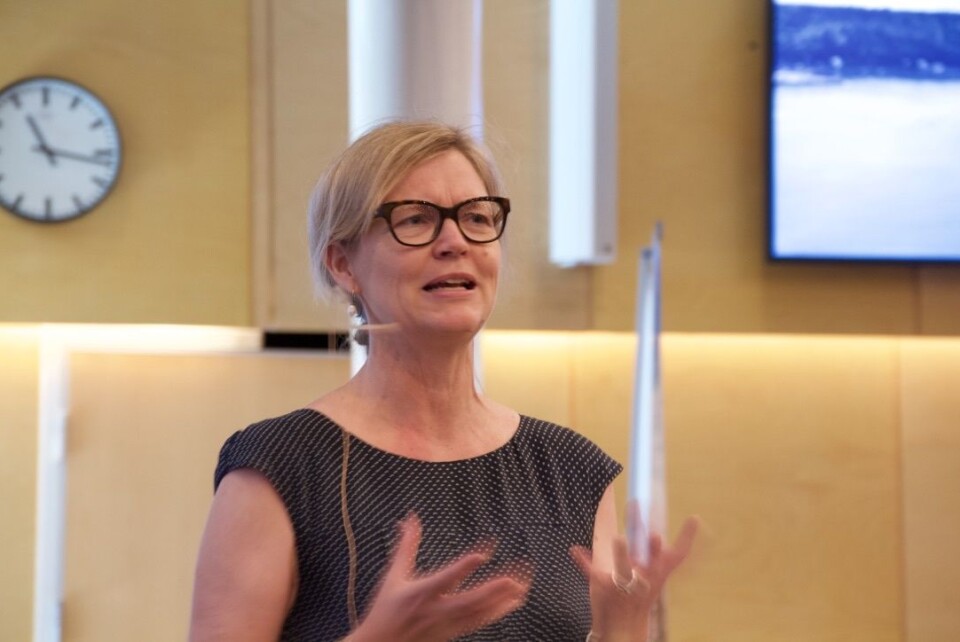Nina Melsom i NHO snakket om framtidas arbeidsliv.
