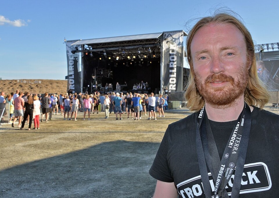 Tæpping fungerte som en drøm for oss, sier festivalsjef Trond Rogne. (Foto: Bård Bårdløkken)