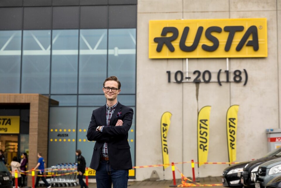  Rusta-sjef Erlend Kramer får carte blanche for flere varehus. (Foto: Johnny Vaet Nordskog)