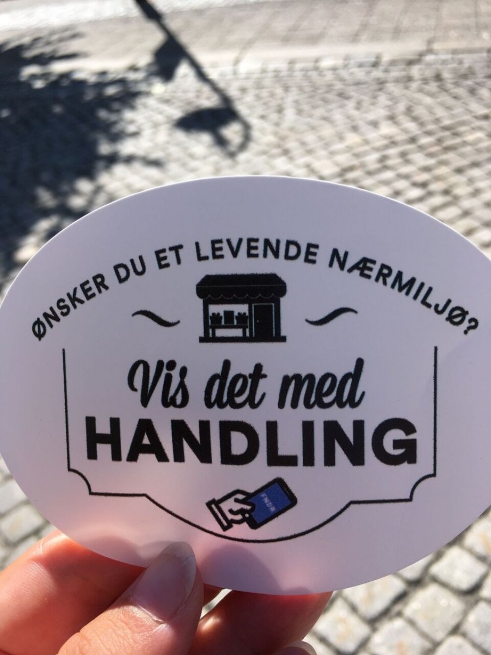 FNDR med en tydelig oppfordring.