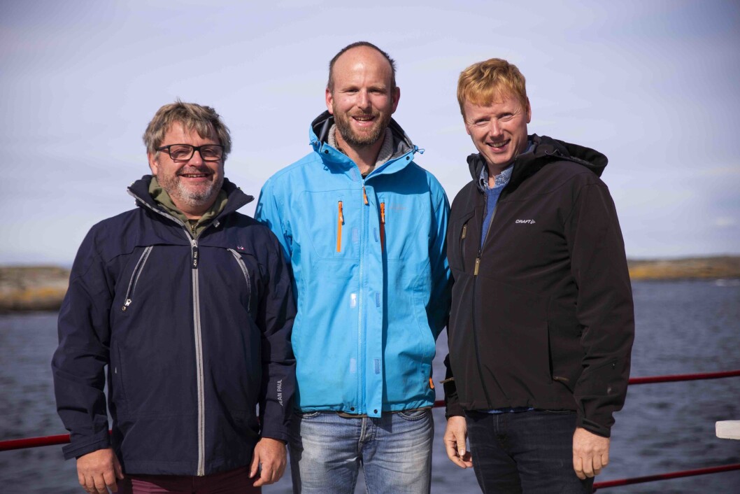 Bernt Bucher Johannessen, daglig leder i HANEN, Gunnar Sagstuen fra Røyland Gård og MENY-sjef Vegard Kjuus (foto: Trine Merete Olsen) Bernt Bucher Johannessen, daglig leder i HANEN, Gunnar Sagstuen fra Røyland Gård og MENY-sjef Vegard Kjuus (foto: Trine Merete Olsen)