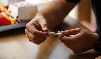 McDonald's tester papirsugerør i Norge