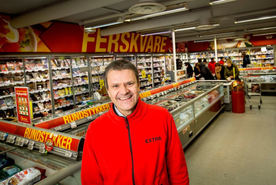 Kjededirektør Christian Hoel kan glede seg over at Coop Extra fremdeles vokser sterkest av lavpriskjedene. (Foto: Coop Norge)