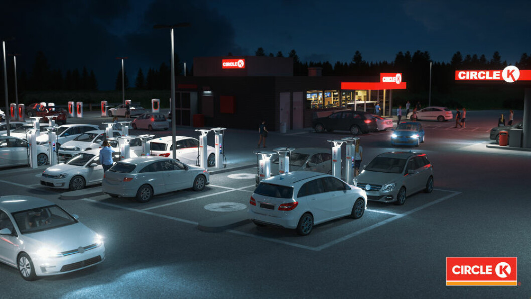 Fremtidens ladeopplevelse: De første Circle K energistasjonene som domineres av hurtigladere er allerede etablert i Norge. Arbeidet med en raskere, enklere og mer sømløs kundeopplevelse pågår for fullt. (Foto: Circle K)