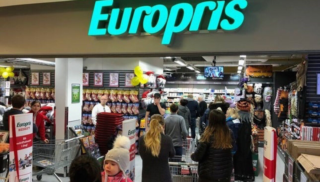 Europris har høy vekst og spiser markedsandeler. Ill. foto fra Nannestad Torg. Europris har høy vekst og spiser markedsandeler. Ill. foto fra Nannestad Torg.