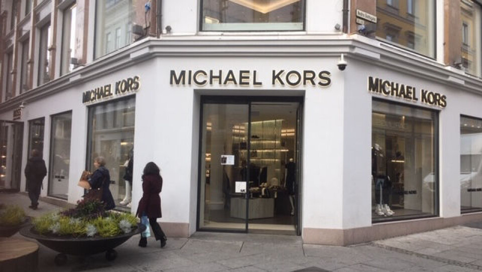 Michael Kors er nå kun representert på Karls Johan i Oslo, etter at butikken i Stavanger ble lagt ned.