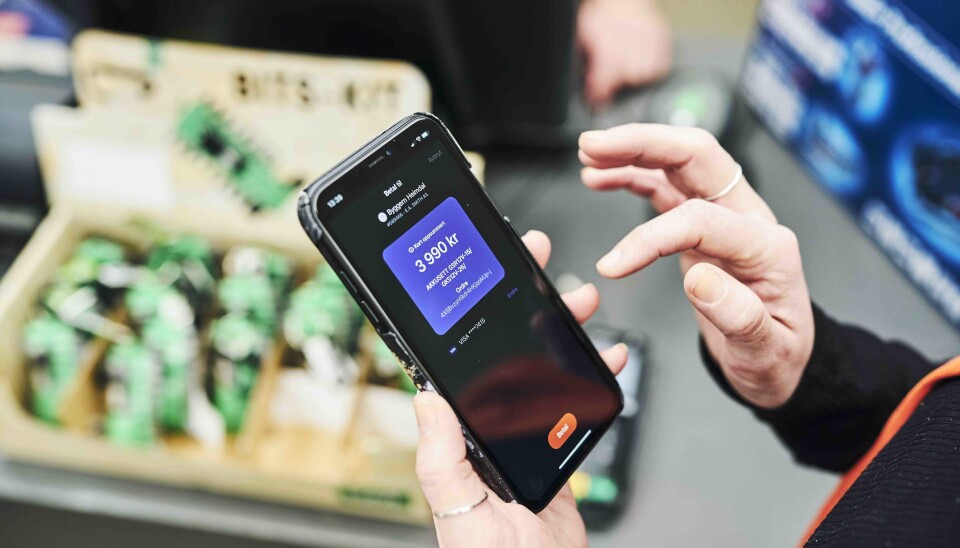 Første byggevarekjede med mobilbetaling i butikk