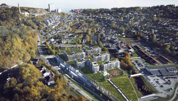 122 leiligheter inngår i utbyggingen. 122 leiligheter inngår i utbyggingen.
