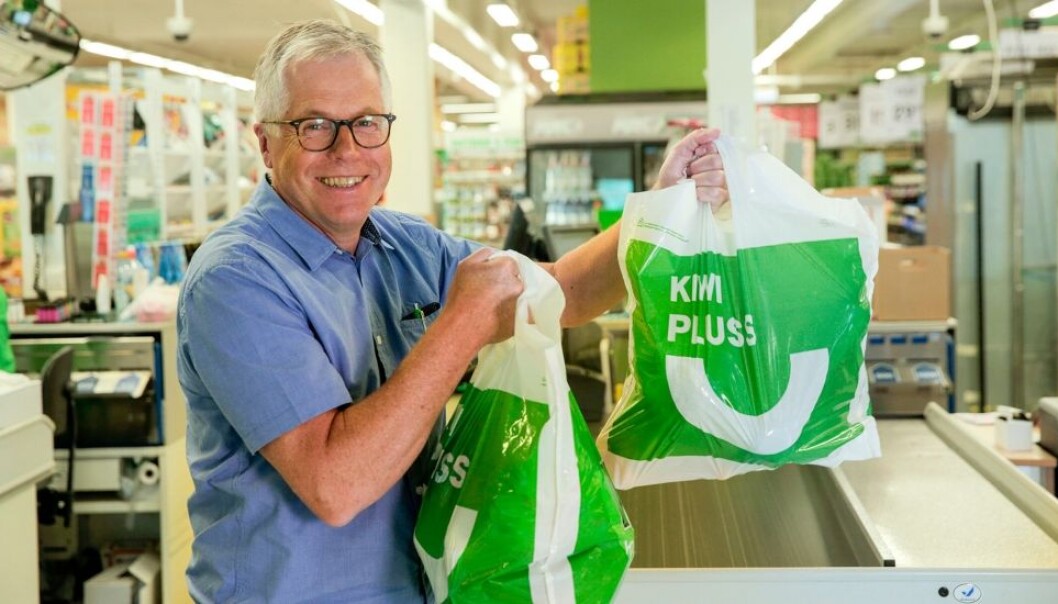 Kiwi-sjef Jan-Paul Bjørkøy kan glede seg over å ha vunnet bærekraftpris. Kiwi-sjef Jan-Paul Bjørkøy kan glede seg over å ha vunnet bærekraftpris.