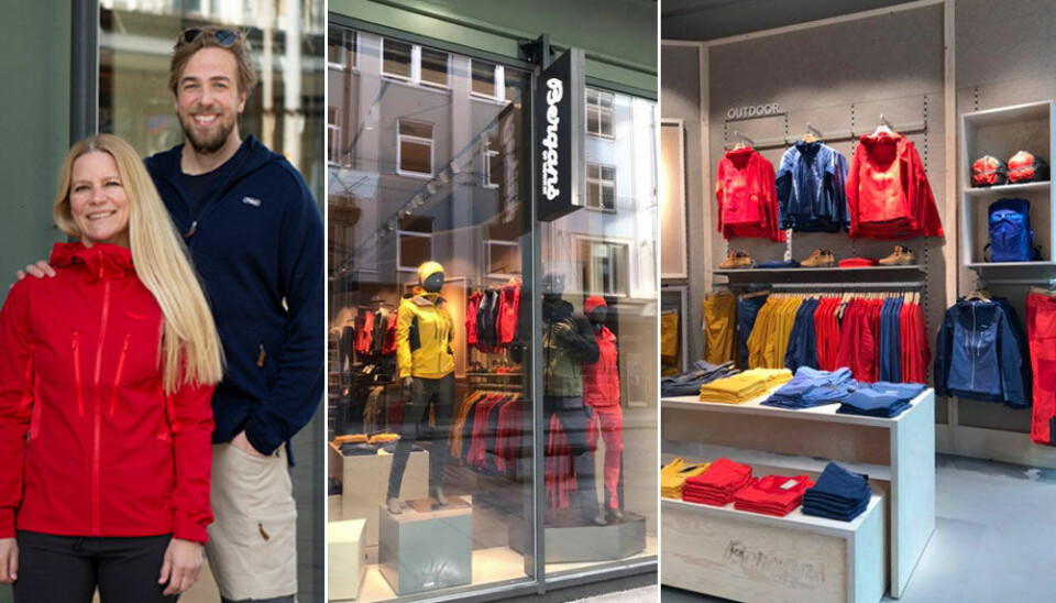 Retail director Anett Kolstad og butikksjef Jørgen Marchman-Jensen har et dilemma når Bergans lørdag åpner butikk i Bergen: Å friste kunder med gode åpningstilbud samtidig som de skal sikre at ikke for mange samler seg i butikken samtidig.