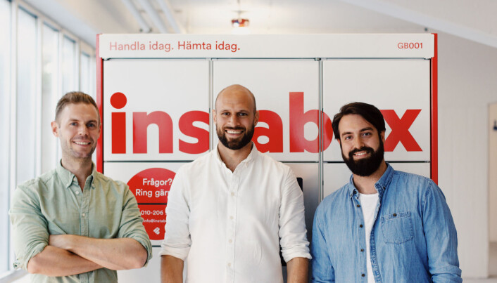 Johan Lundin, Alexis Priftis og Staffan Gabrielsson er gründere i Instabox. Johan Lundin, Alexis Priftis og Staffan Gabrielsson er gründere i Instabox.