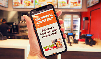 Burger King åpner for bestilling via mobilen