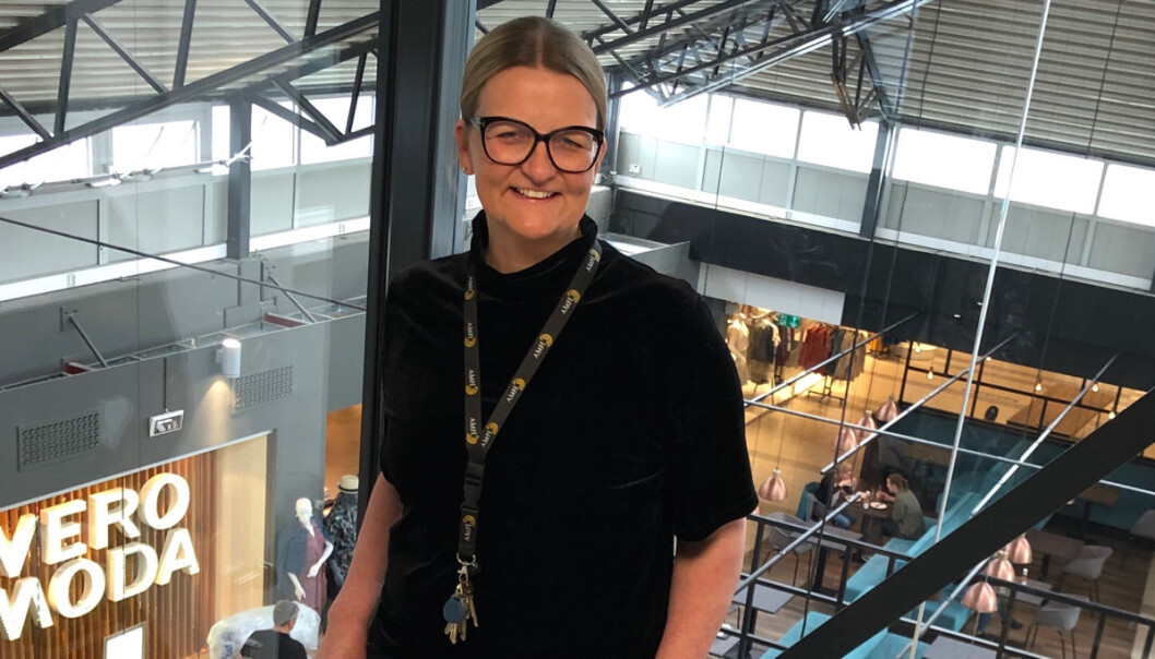 Senterleder Lene Faraasen: – Gjennom byggeprosjektet får vi utnyttet arealer i tre etasjer. Senterleder Lene Faraasen: – Gjennom byggeprosjektet får vi utnyttet arealer i tre etasjer.