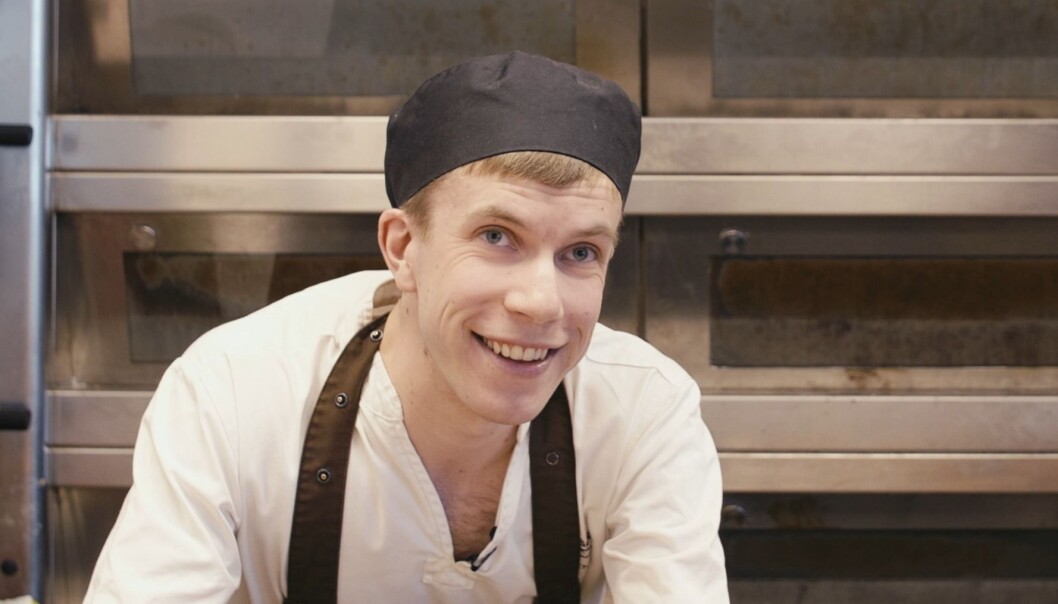 Henrik Sand, baker i Godt Brød. Henrik Sand, baker i Godt Brød.