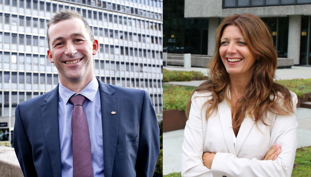 Forbundsleder Christopher Beckham i Handel og Kontor og adm. dir. Anne-Cecilie Kaltenborn i NHO Service og Handel er blitt enige. Forbundsleder Christopher Beckham i Handel og Kontor og adm. dir. Anne-Cecilie Kaltenborn i NHO Service og Handel er blitt enige.