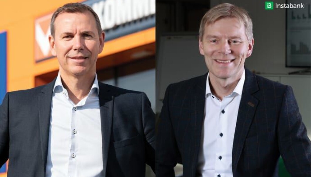Espen Braaten, kjededirektør for Bygg i Coop og Robert Berg, administrerende direktør, Instabank ASA. Espen Braaten, kjededirektør for Bygg i Coop og Robert Berg, administrerende direktør, Instabank ASA.