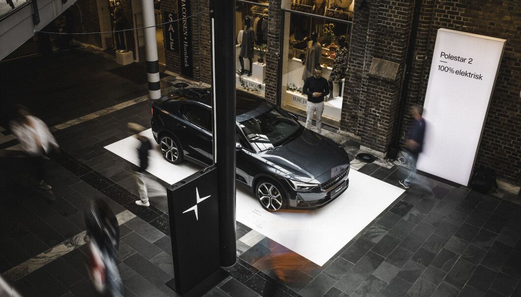Det har vært pågang for å prøvekjøre den helektriske Polestar 2 direkte fra parkeringshuset på Solsiden senter. Det har vært pågang for å prøvekjøre den helektriske Polestar 2 direkte fra parkeringshuset på Solsiden senter.