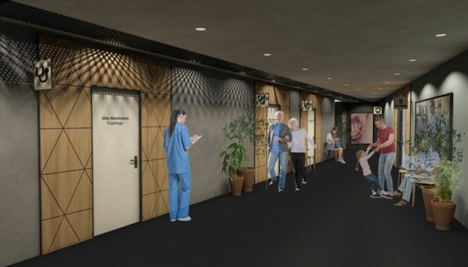 3. etasje på CC Drammen blir en ren helseetasje.