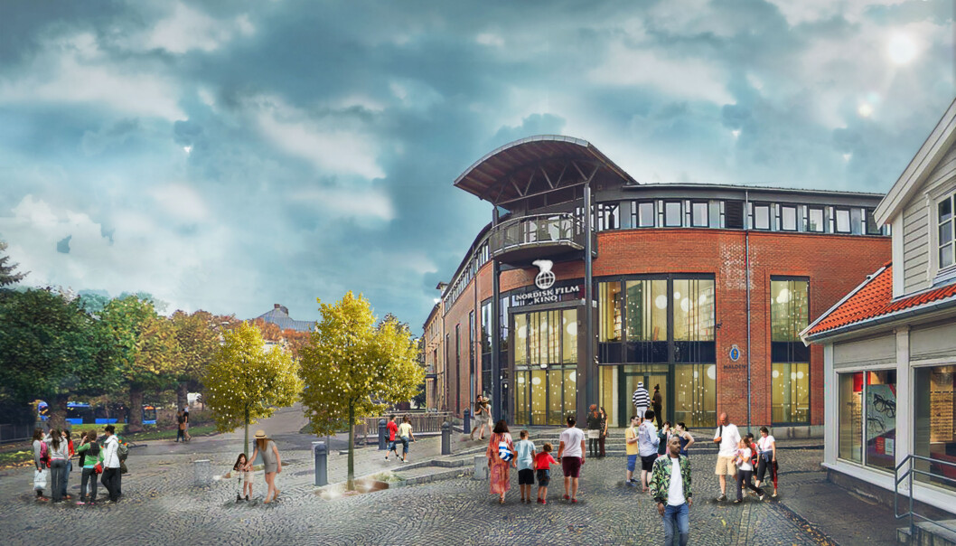Halden Storsenter bygges om til kultur- og flerbrukshus. Halden Storsenter bygges om til kultur- og flerbrukshus.