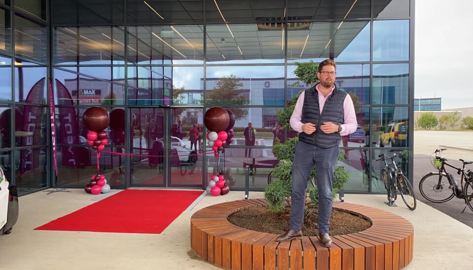 Jarleif Tvedt: – Sykkelparkeringen et samarbeid med Stavanger Kommune, hvor vi har tatt investering og de skal drifte anlegget. Jarleif Tvedt: – Sykkelparkeringen et samarbeid med Stavanger Kommune, hvor vi har tatt investering og de skal drifte anlegget.