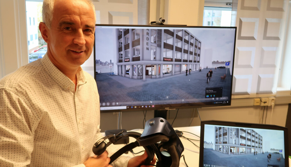 Andreas Stubreiter i Hestra forteller at 3D-visualisering er nyttig og blir stadig mer benyttet