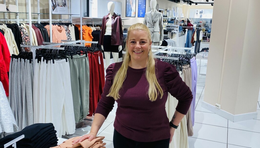 Hege Hollund er butikksjef for Gina Tricot på Amfi Madla i Stavanger.