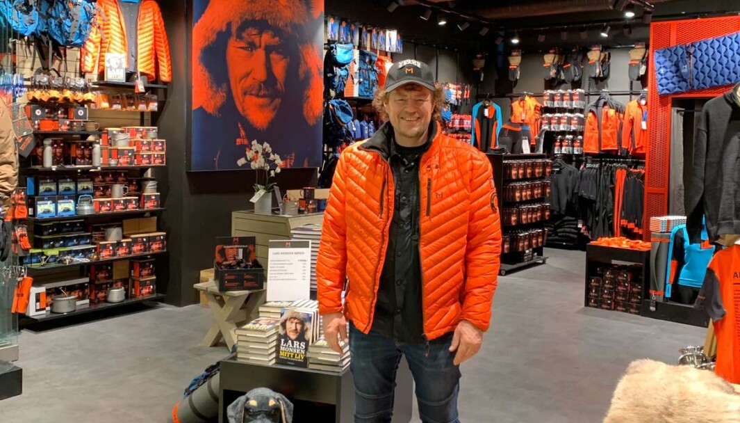 Butikken på Sirkus Shopping blir den 7. for eventyreren Lars Monsen. Butikken på Sirkus Shopping blir den 7. for eventyreren Lars Monsen.