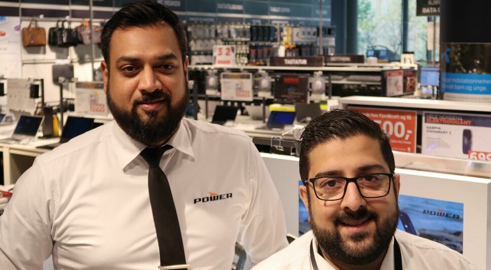 Sales manager Suraj Hirami and store manager Raheel Khan are satisfied with the continuous supply of feedback from their customers.