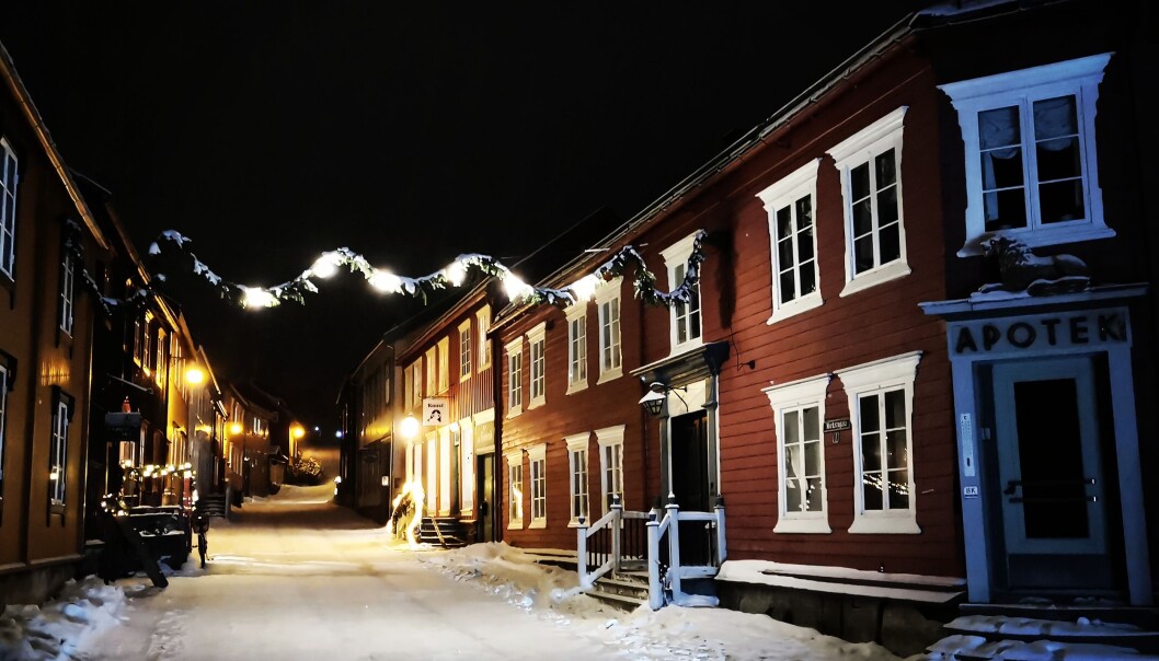 Stemningen i Bergstaden er magisk i juletida. Stemningen i Bergstaden er magisk i juletida.