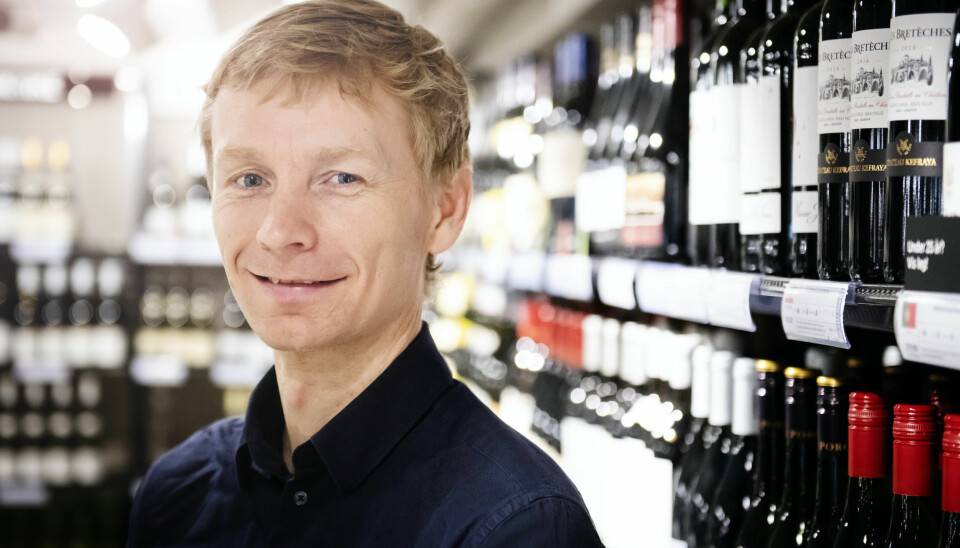 Rolf Erling Eriksen er miljøsjef i Vinmonopolet.