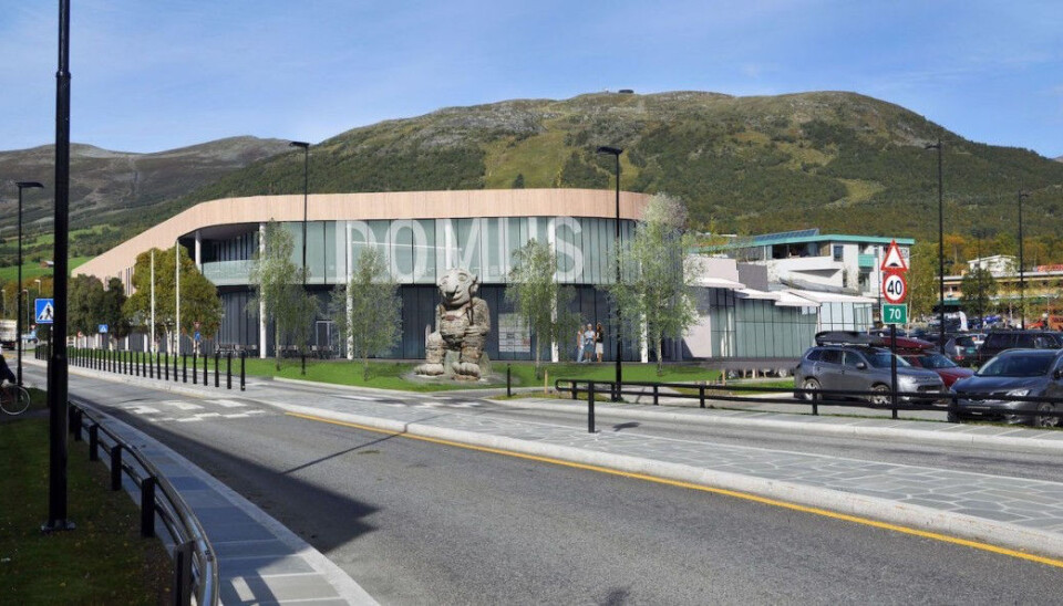Slik blir det nye inngangspartiet mot Torget når ombyggingen er ferdig i juni 2021. Slik blir det nye inngangspartiet mot Torget når ombyggingen er ferdig i juni 2021.