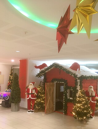 Det ble jul på senteret også denne vinteren. Det ble jul på senteret også denne vinteren.