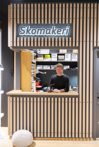 Lameller er et designelement som binder avdelinger sammen. Lameller er et designelement som binder avdelinger sammen.