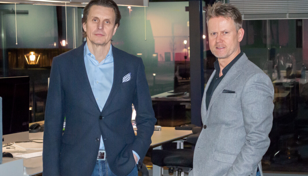Per Oldeide i Paperfly og Karl Fredrik Lund i BrandMaster går sammen for å styrke seg internasjonalt. Per Oldeide i Paperfly og Karl Fredrik Lund i BrandMaster går sammen for å styrke seg internasjonalt.
