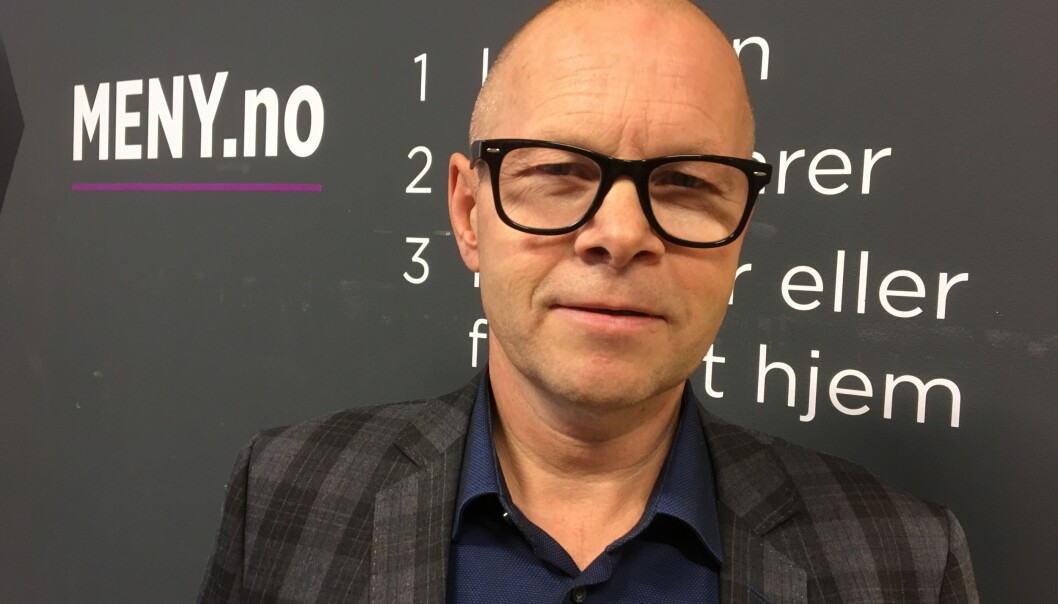 Knut Nyløkken er netthandelsjef i MENY. Knut Nyløkken er netthandelsjef i MENY.