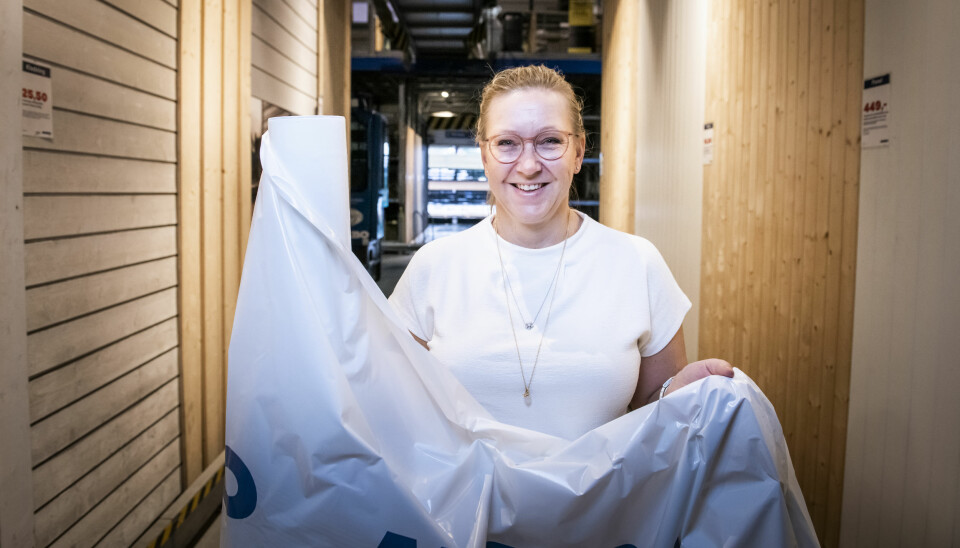 Heidi Lyngstad, miljøsjef i Løvenskiold Handel, er glad for at arbeidet med å redusere plastforbruket blir lagt merke til.