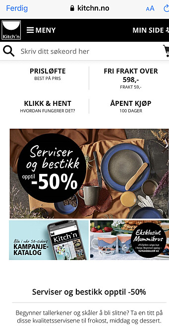 Kitch'n-appen er populær og ligger i toppen på listene til App Store, både totalt og i kategorien shopping. Kitch'n-appen er populær og ligger i toppen på listene til App Store, både totalt og i kategorien shopping.