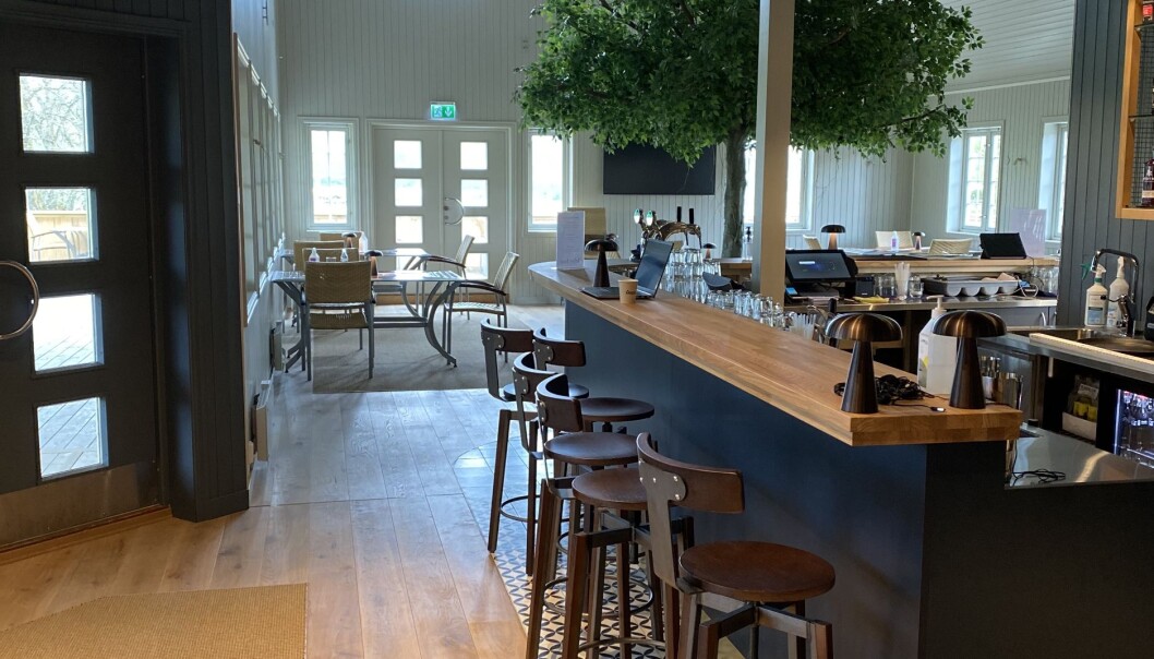 Norskand bygget restauranten på Evje Golfpark i rekordfart. Norskand bygget restauranten på Evje Golfpark i rekordfart.