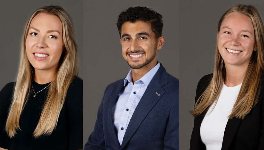Kristin Ødegård, Arman Hiwa og Anne Cathrine Skinmo utgjør det sjette trainee-kullet for EINR. Mastergrad er et krav. Kristin Ødegård, Arman Hiwa og Anne Cathrine Skinmo utgjør det sjette trainee-kullet for EINR. Mastergrad er et krav.