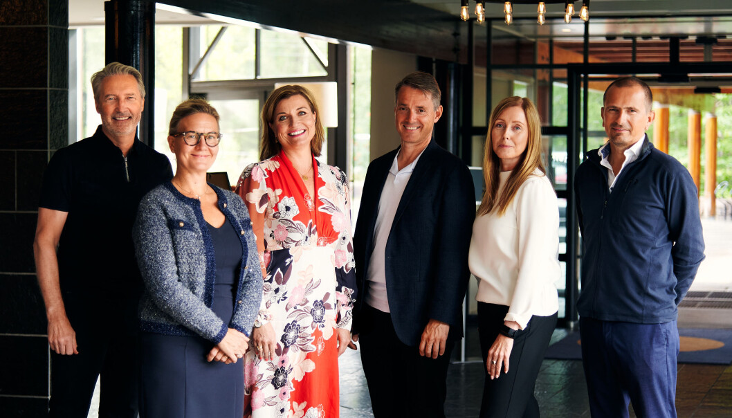 Ny ledergruppe i Virke fra i dag. F.v.: Per Hamann, Mille Haslund Mellbye, Hege Lunder, Ivar Horneland Kristensen, Irlinn Tystad og Stian Sigurdsen. Ny ledergruppe i Virke fra i dag. F.v.: Per Hamann, Mille Haslund Mellbye, Hege Lunder, Ivar Horneland Kristensen, Irlinn Tystad og Stian Sigurdsen.