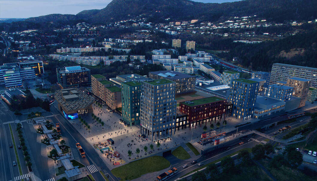OASEN UTVIKLES: Oasen senter i Fyllingdsalen i Bergen er et av Citycons utviklingsprosjekter.