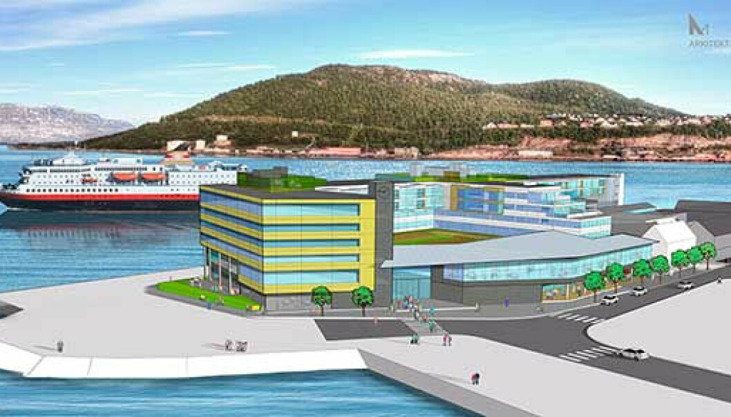 Politikerne ønsker at et nytt kjøpesenter på Larsneset – «Nye Bertheustorget» – i Harstad, skal kunne romme ny kino og bibliotek.